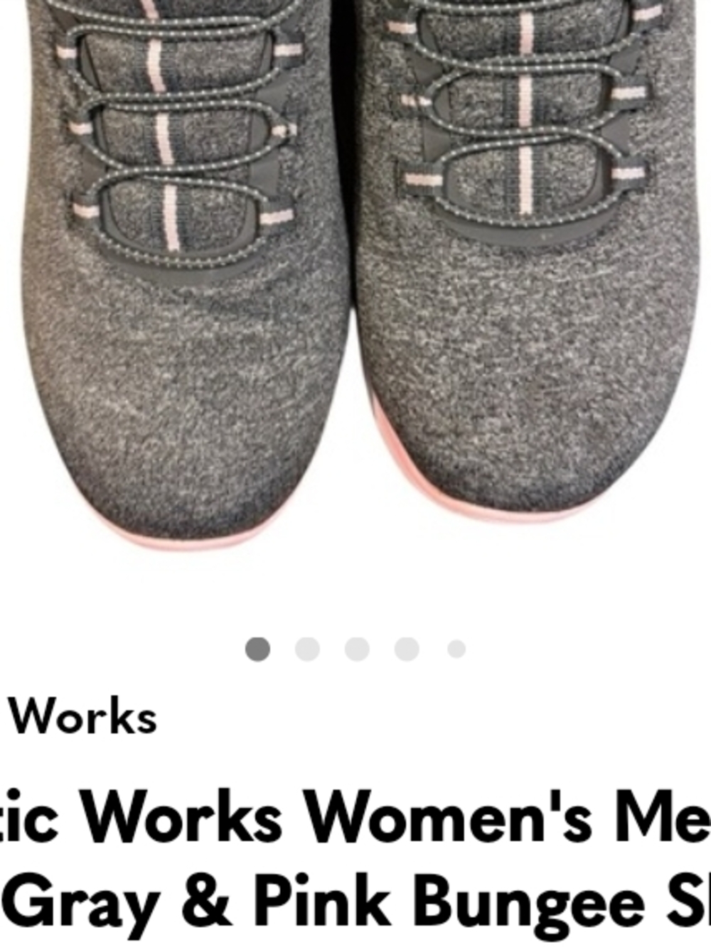 FLASH SALE$$ NWOT. Athletic Works Gray & Pink Women's Athletic Shoes